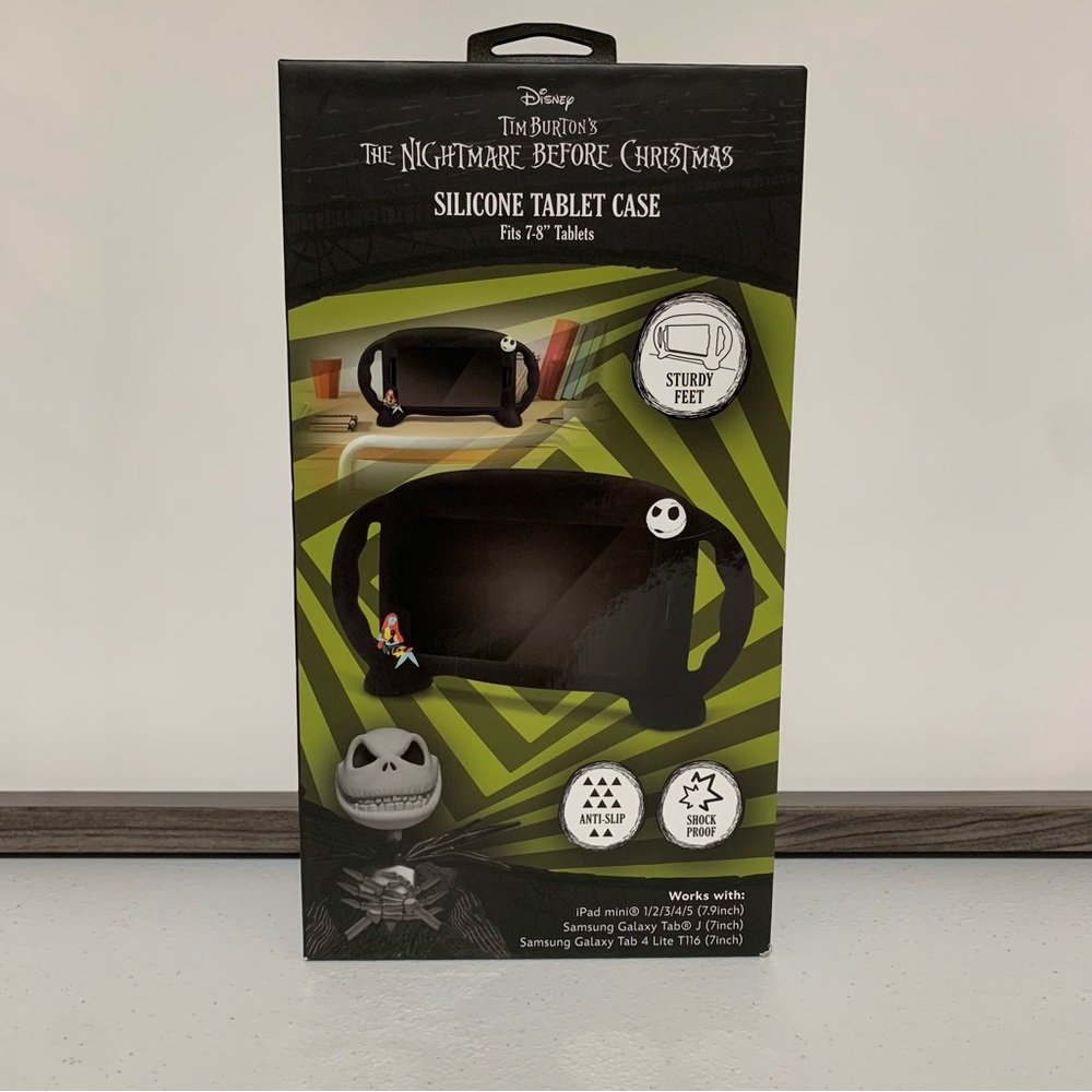 Disney The Nightmare Before Christmas Silicone Tablet Case-New in Box
